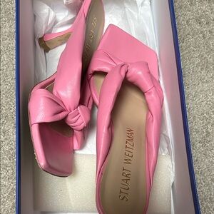 Stuart Weitzman Pink Knotted Heels